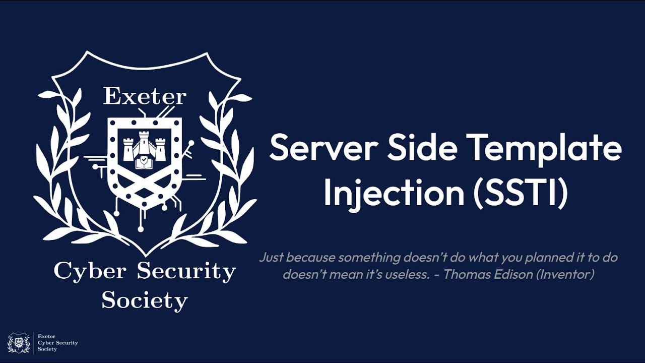 Server Side template Injection (SSTI)