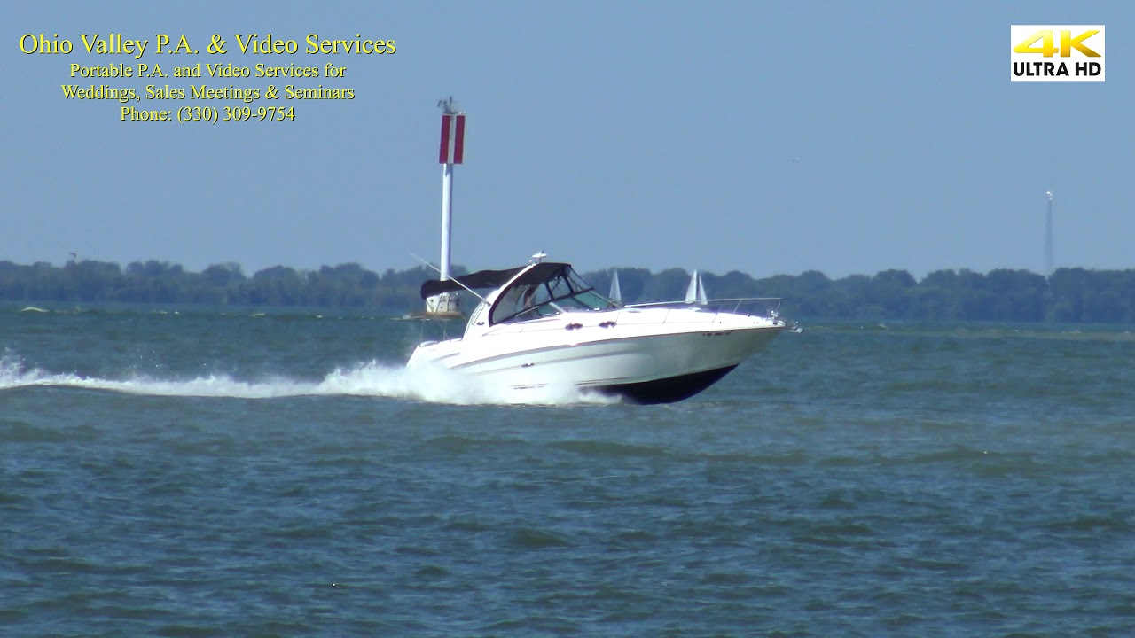 Boats on Lake Erie - Summer of 2017 in 4K