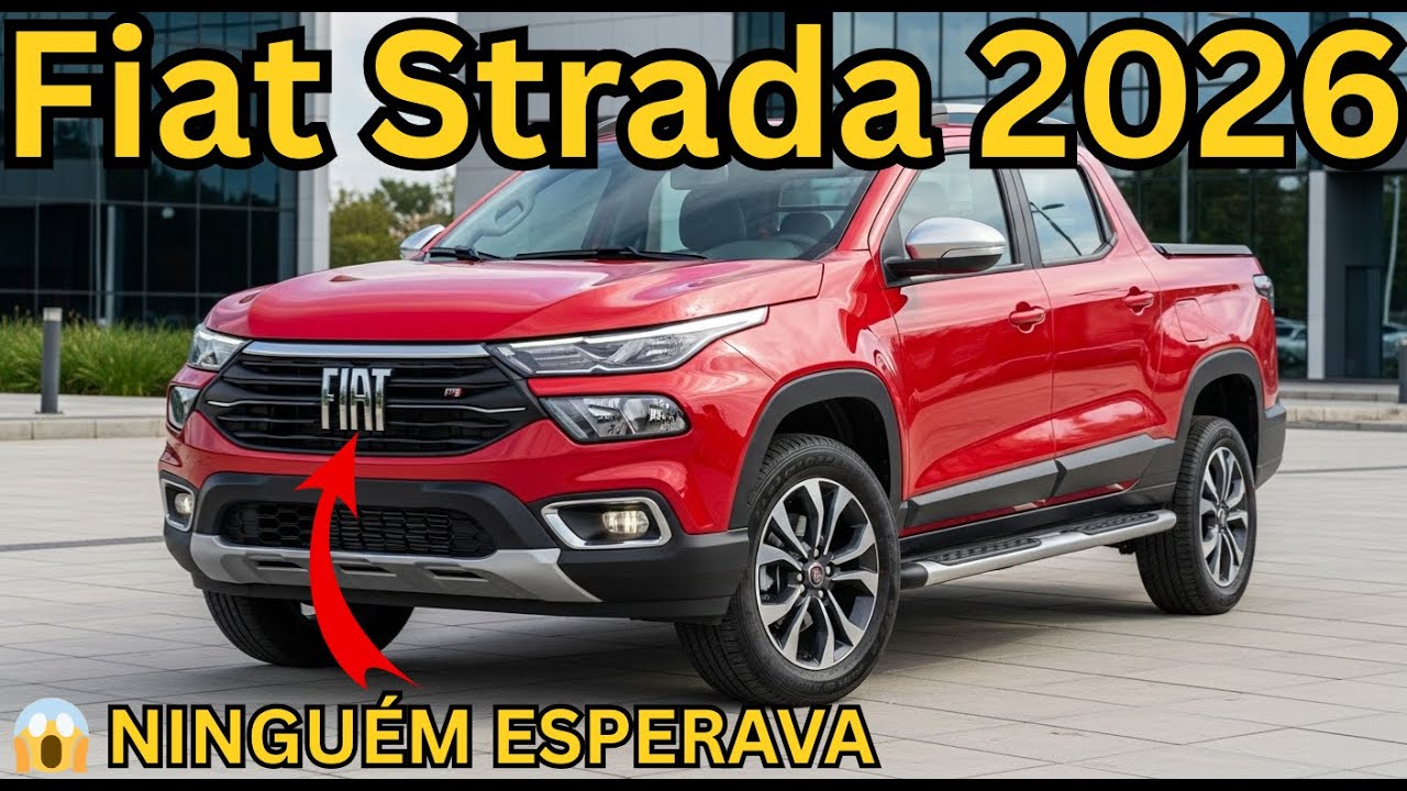 Fiat Strada 2026 Finalmente Revelada! Preço, Interior, Consumo e Por Que Todos Querem