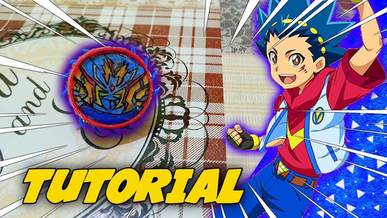 Como o Fazer o Savior Valkyrie Caseiro | Beyblade caseiro.