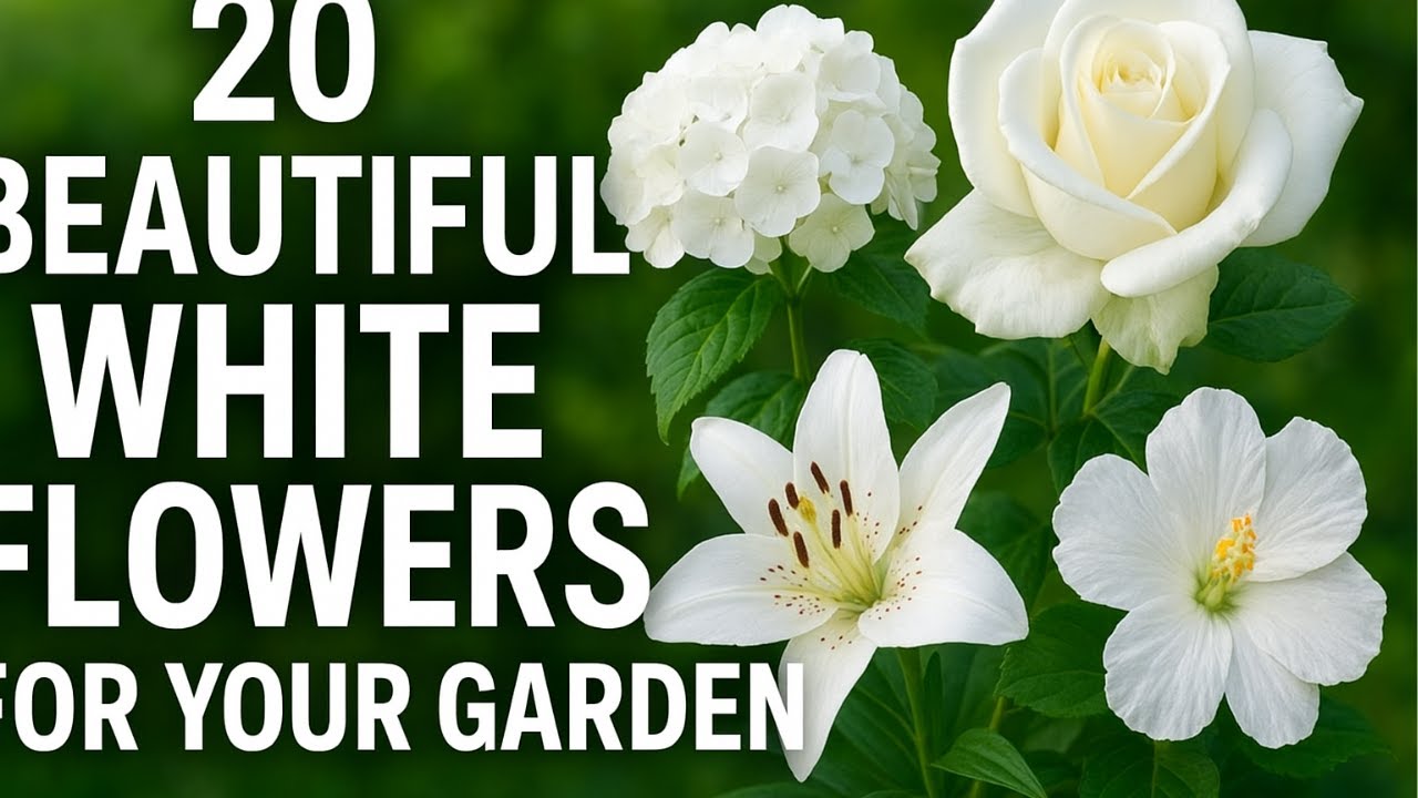 20 Gorgeous White Flowers That Will Make Your Garden Look Magical