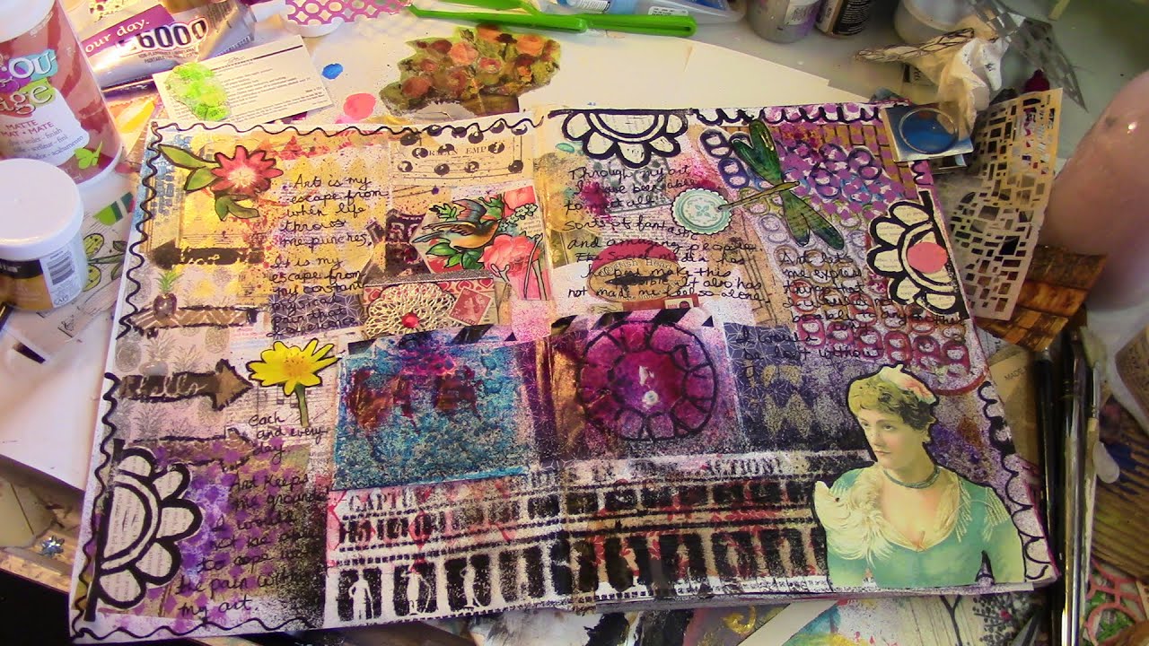 Welcome to My Junque Journal My Way! Collage My Way!