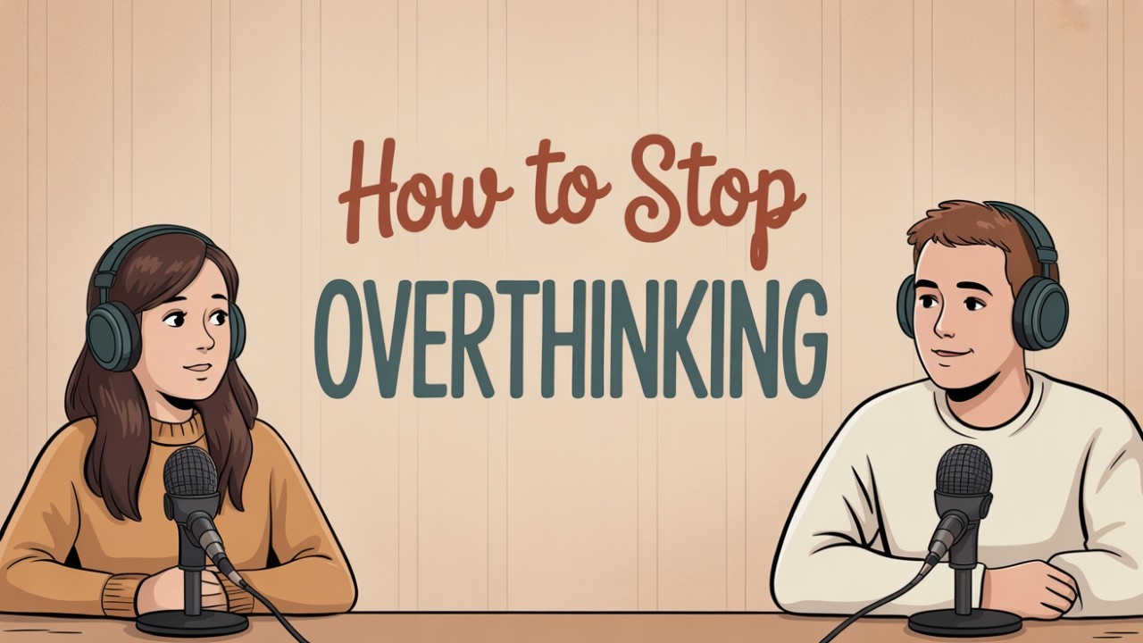 English Podcast For Daily Conversation | How To Stop Overthinking | Learn English Fast