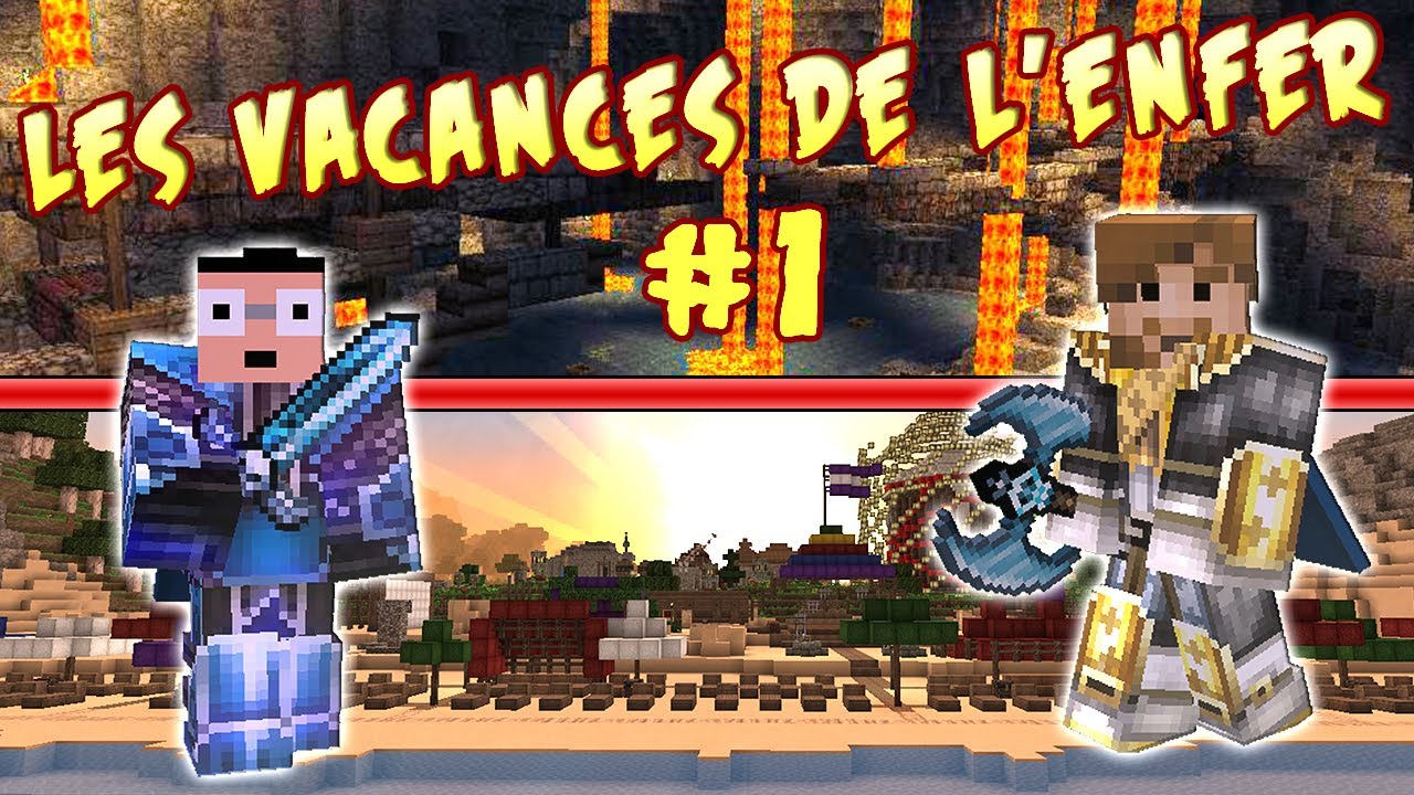 LES VACANCES DE L'ENFER - Ep. 1 : Zombies à la plage - Fanta et Bob dans Minecraft
