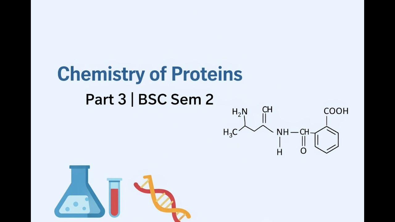 CHEMISTRY OF PROTEIN BSC 2 SEM CSJMU