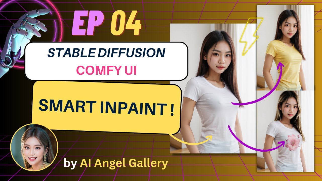 ComfyUI EP04: (Умная) Inpaint с ComfyUI [Стабильная диффузия]