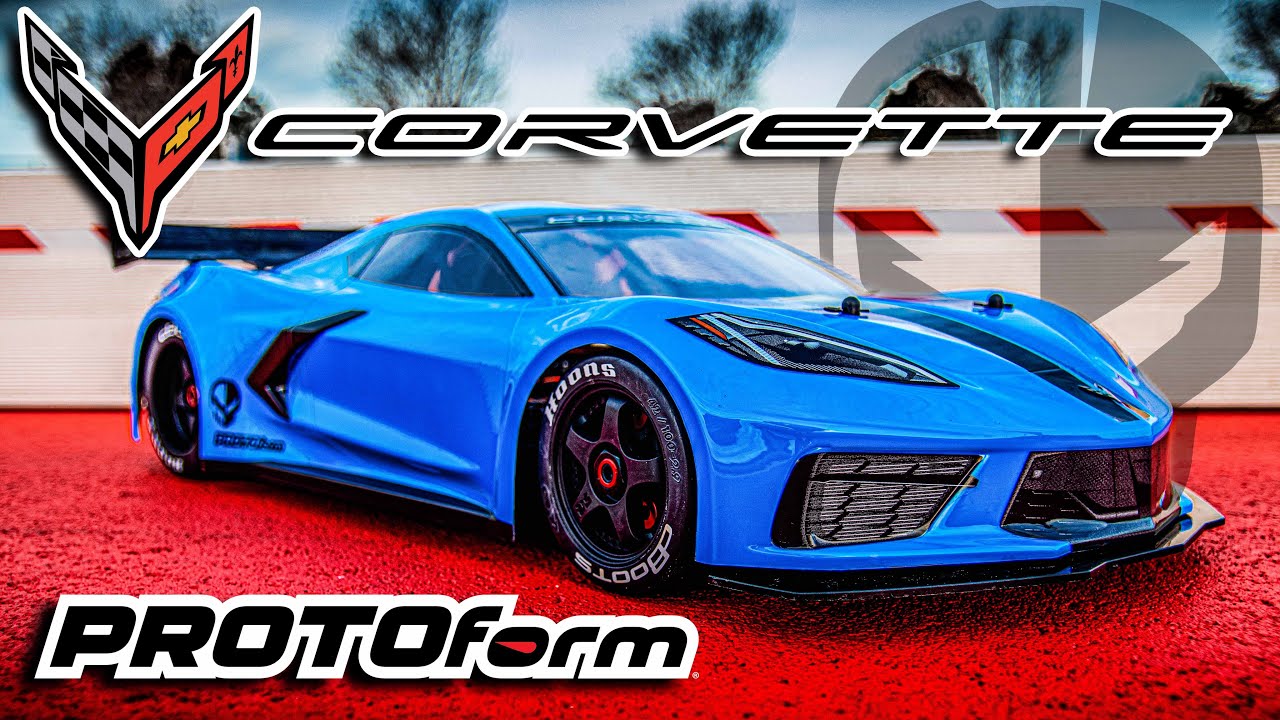 PROTOform - Chevrolet Corvette C8 Clear Body for ARRMA Felony & Infraction