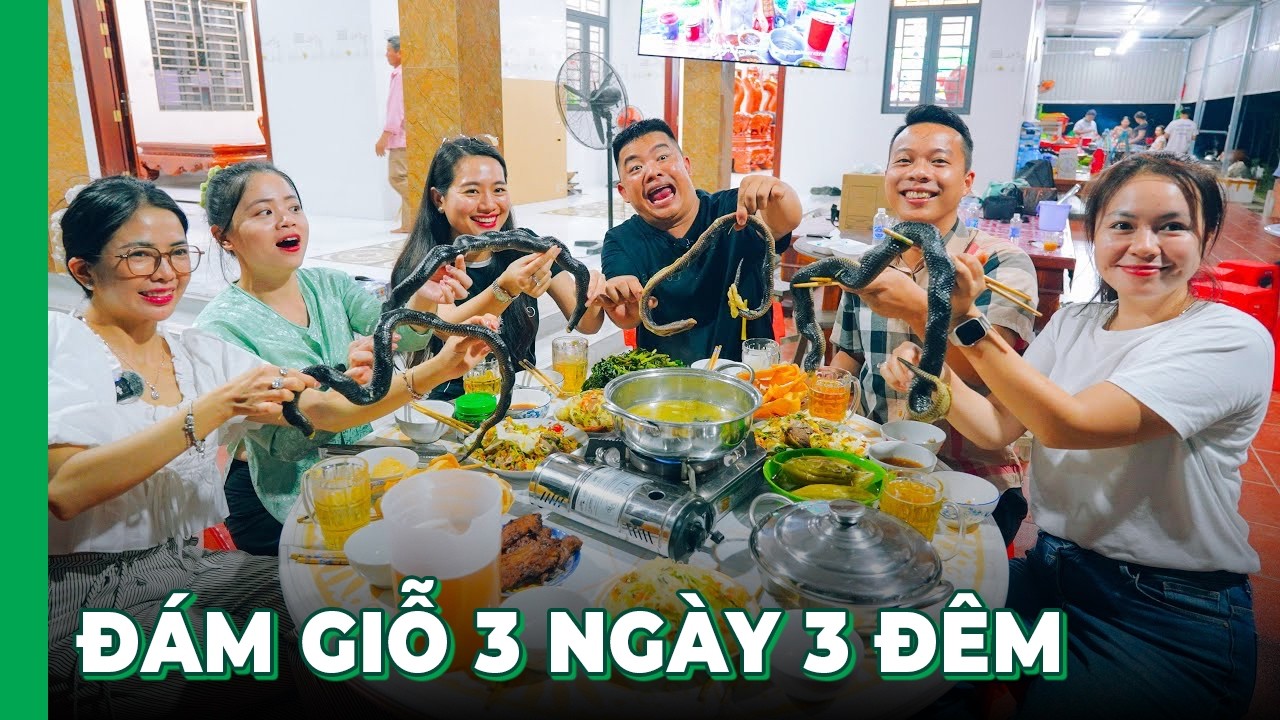 Hải SAPA TV c&ugrave;ng &Aacute;nh Kua, Song Hỷ Vlog về qu&ecirc; Phạm Dũng Phan Diễm ăn giỗ 3 ng&agrave;y 3 đ&ecirc;m