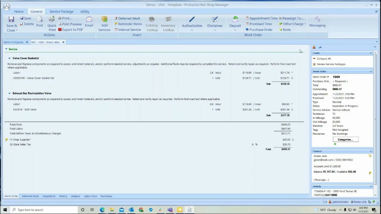 Other Charge & Tax Adjustment