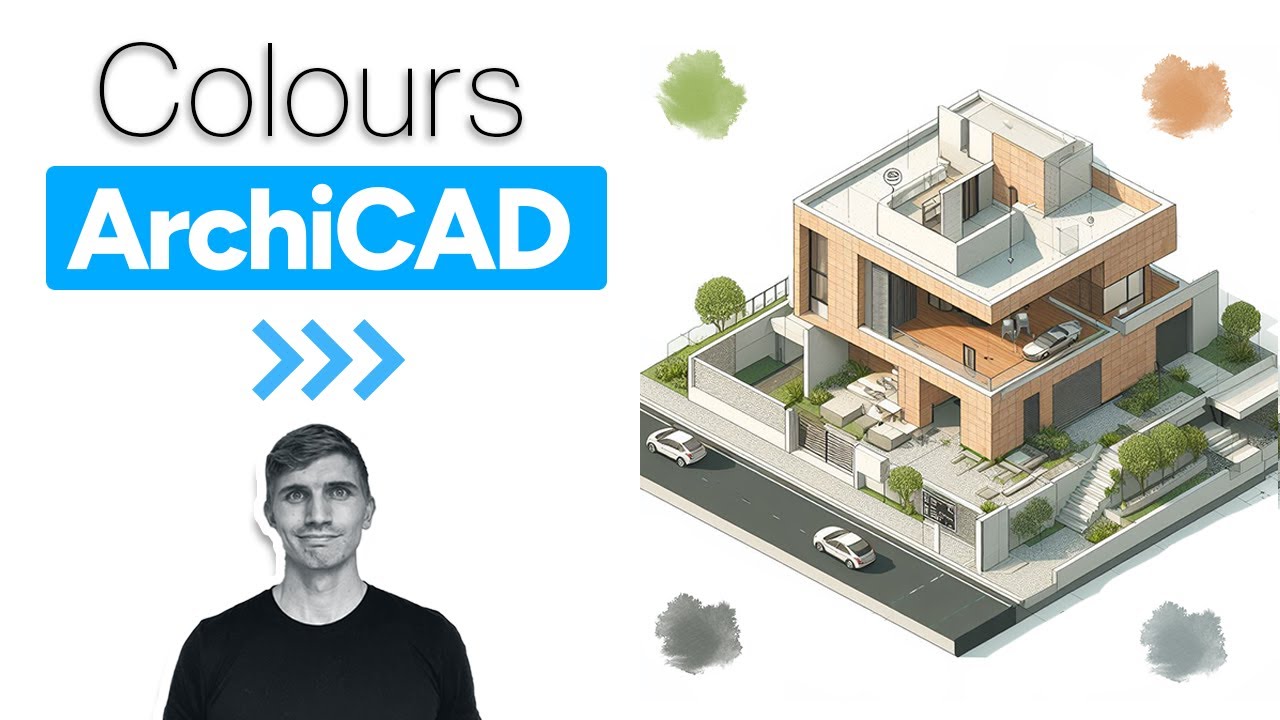 Использование цвета в ArchiCAD