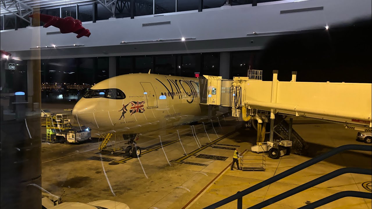Virgin Atlantic flight Tampa to London Heathrow