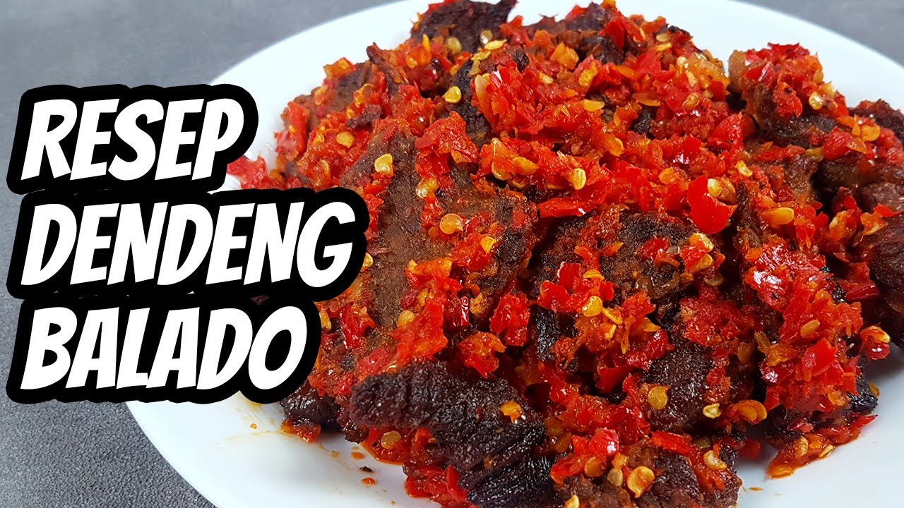 Resep dan Cara Membuat Dendeng Balado Daging Sapi Empuk dan Enak ala Rumahan