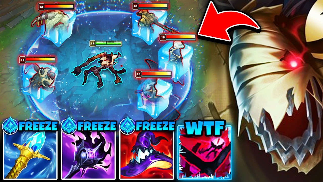 THIS PERMASLOW FIDDLESTICKS BUILD FREEZES THE WHOLE ENEMY TEAM! (NOBODY GETS TO MOVE)