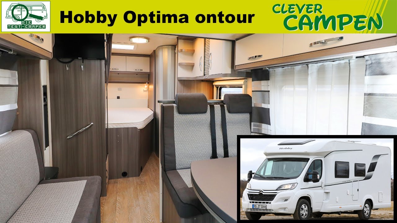 Hobby Optima ontour: Längsdoppelbett und großes Bad. Aber reicht die Zuladung? Test | Clever Campen
