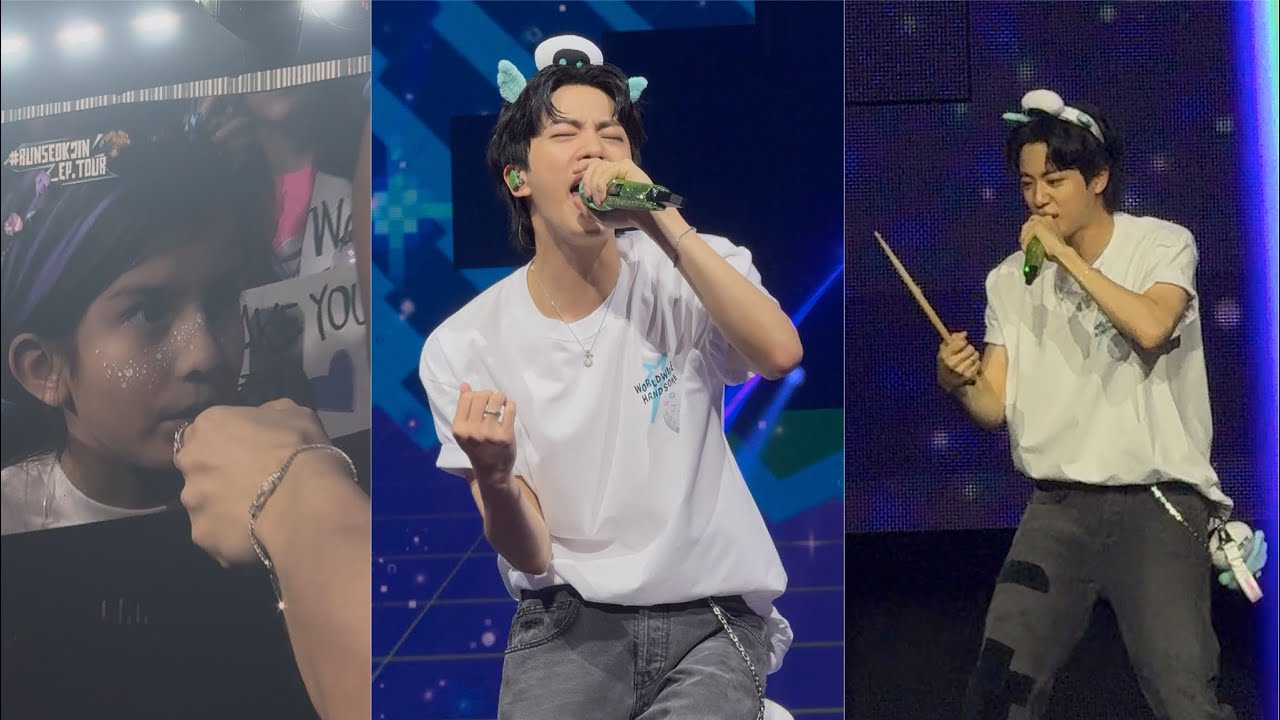 ARMY are good singers! Moon Encore 250727 Run Seokjin Ep Tour BTS Jin Tampa Fancam Concert Day 2