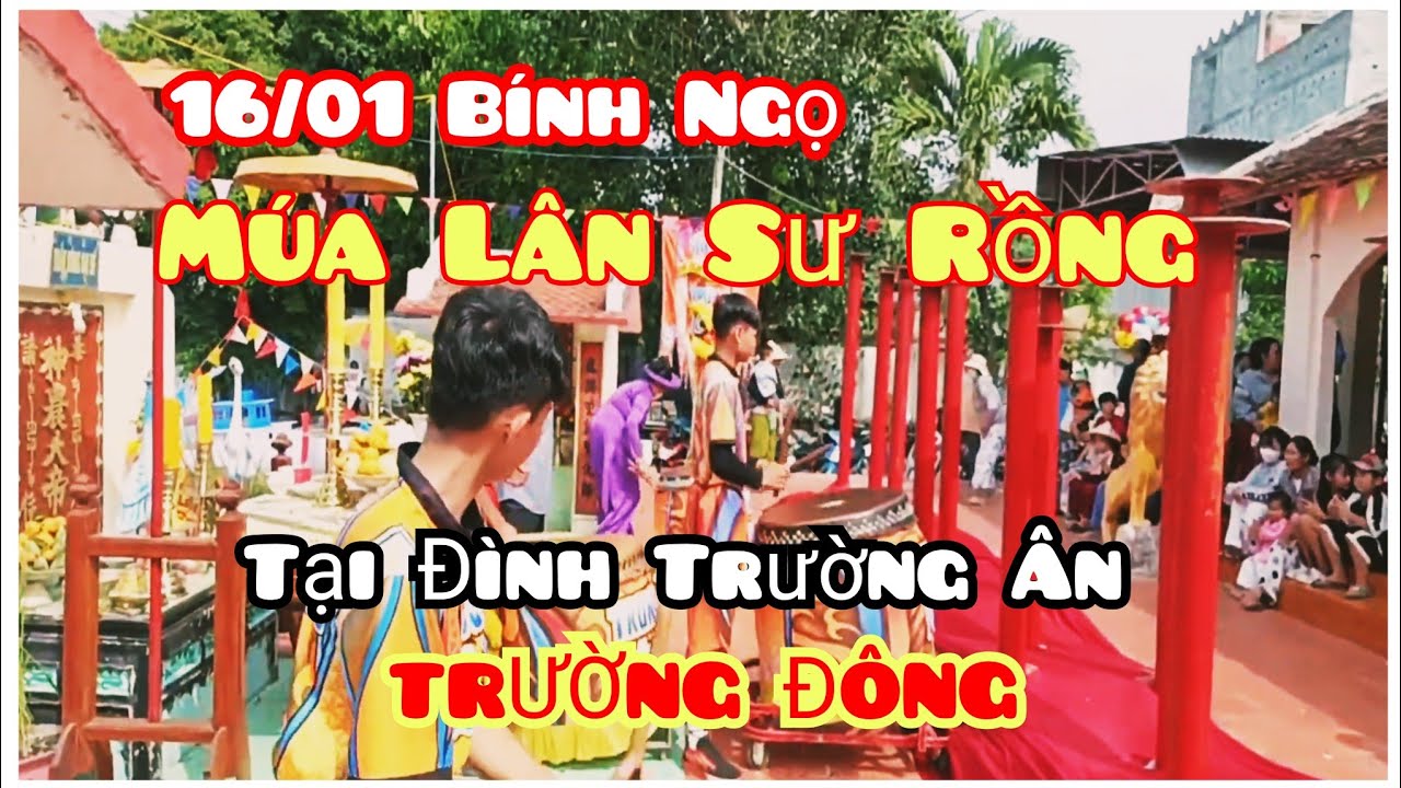🔴TÀI TRẦN VLOGS đang phát trực tiếp! Múa Lân Sư Rồng Tại Đình Trường Đông.
