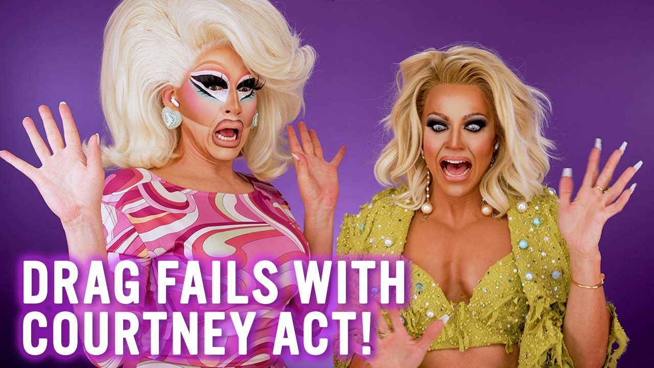 Trixie Reacts to Drag Fails with COURTNEY ACT!