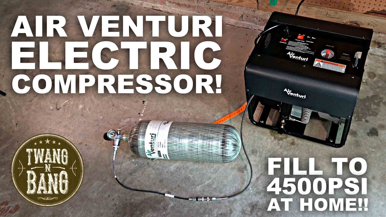 Air Venturi Electric Compressor! 4500psi Fills at Home