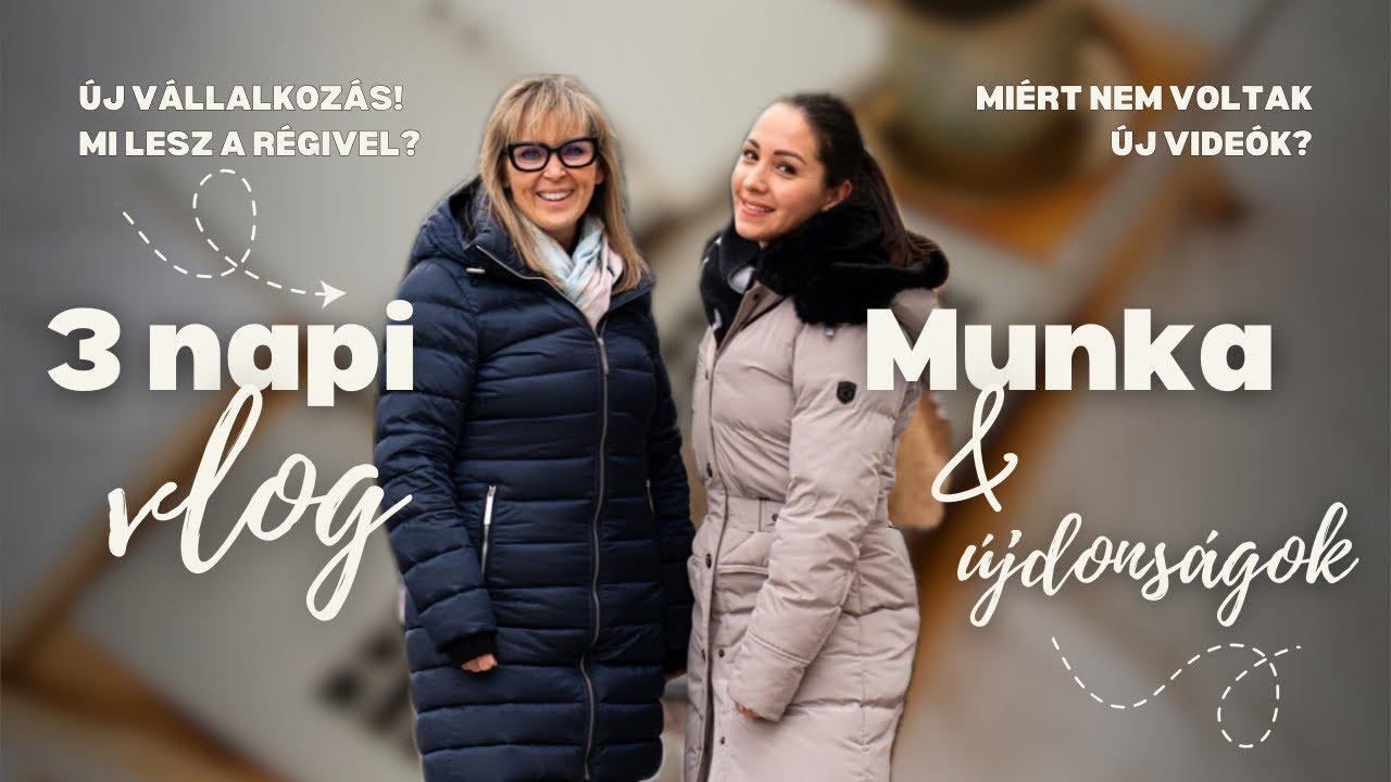 3 napi vlog - Új év, új minden? Mi lesz az Édes Otthon-nal? Drasztikus változások az életemben.