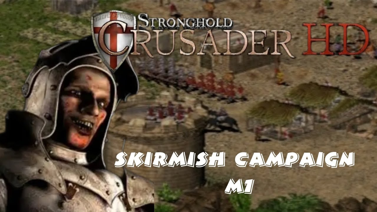 A fight against the rat 🐀 Stronghold Crusader HD | The skirmish campaign with commentary | mission 1