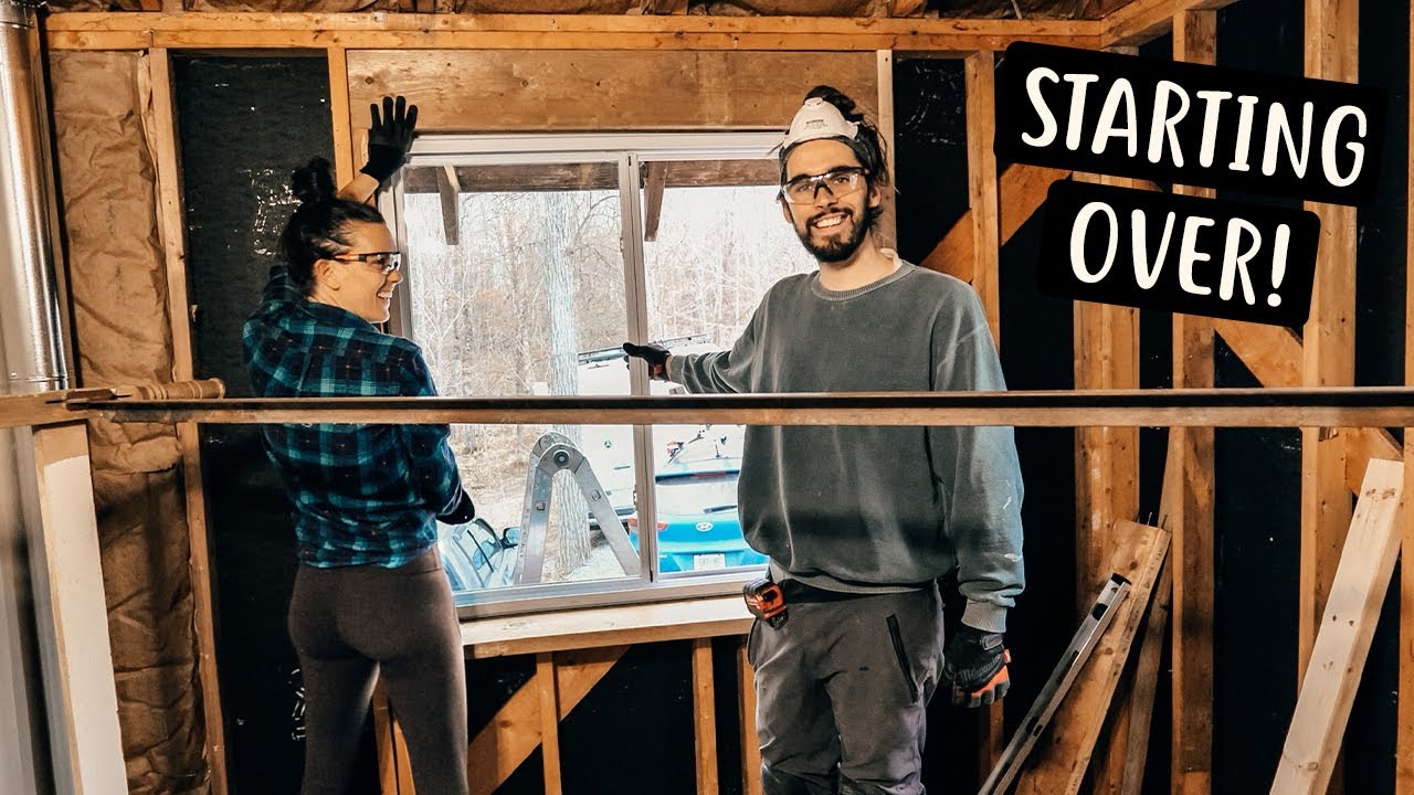 DEMOLISHING OUR HOME | Renovating Cabin in the Woods