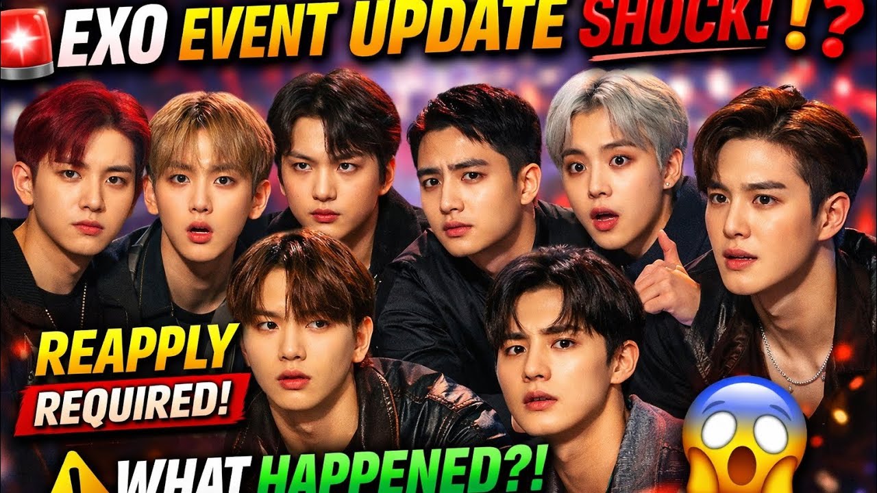 📢 EXO ‘REVERXE’ Event Update Notice 🚨#exo #japan #kpop 