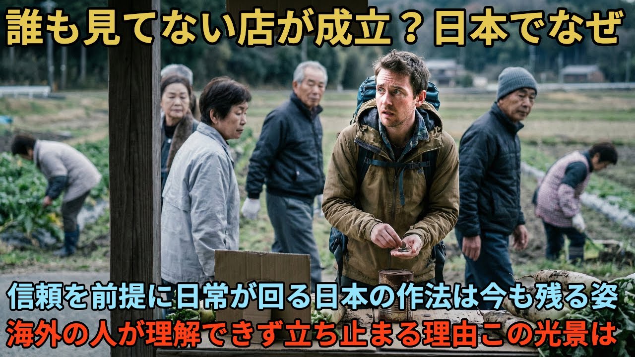 【海外の反応】誰も見ていない場所で、人はどう振る舞うのか