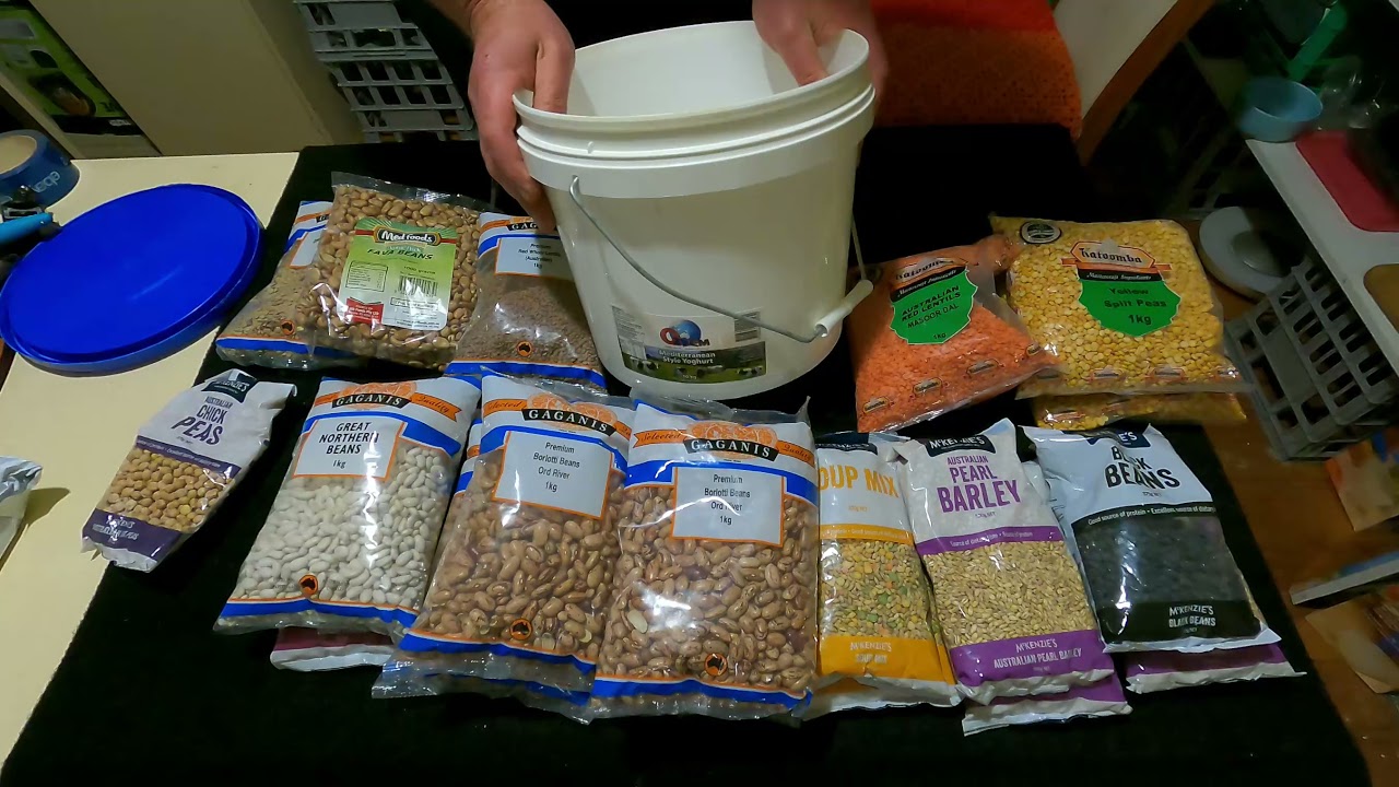 Pantry prepping Storing Soup Mix Long Term Insurance SHTF