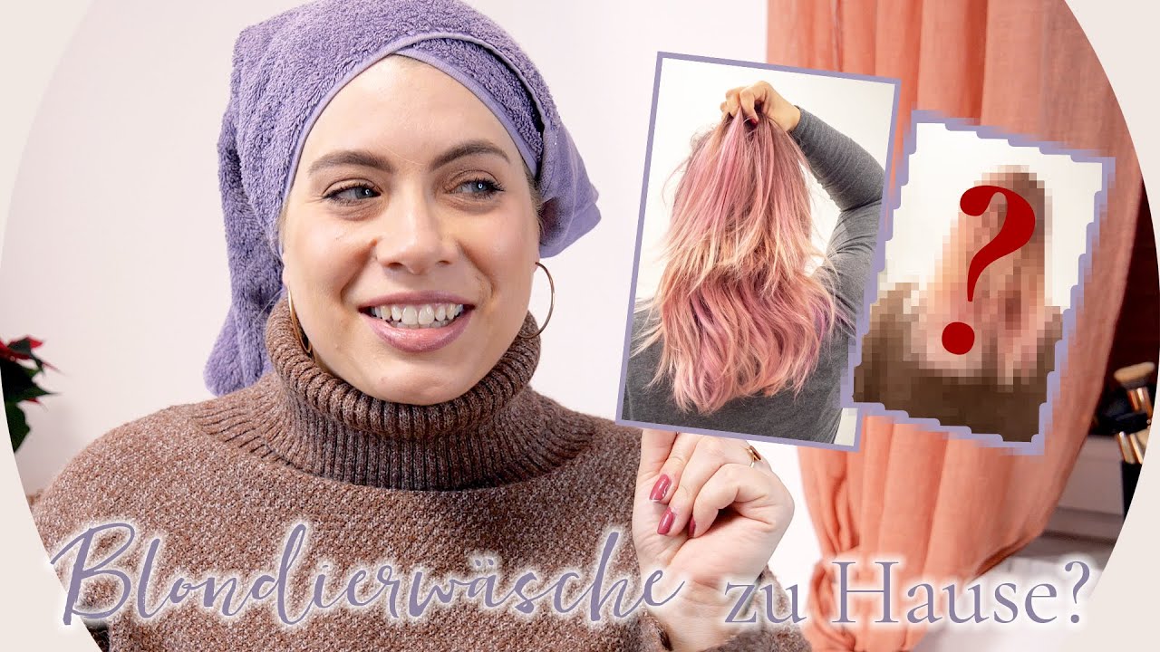BLONDIERWÄSCHE zu Hause - schonende Aufhellung? | #VioletSunday 💜