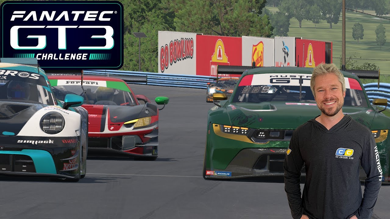 Установление лучшего круга на повреждённой машине — iRacing GT3 Уоткинс Гленн