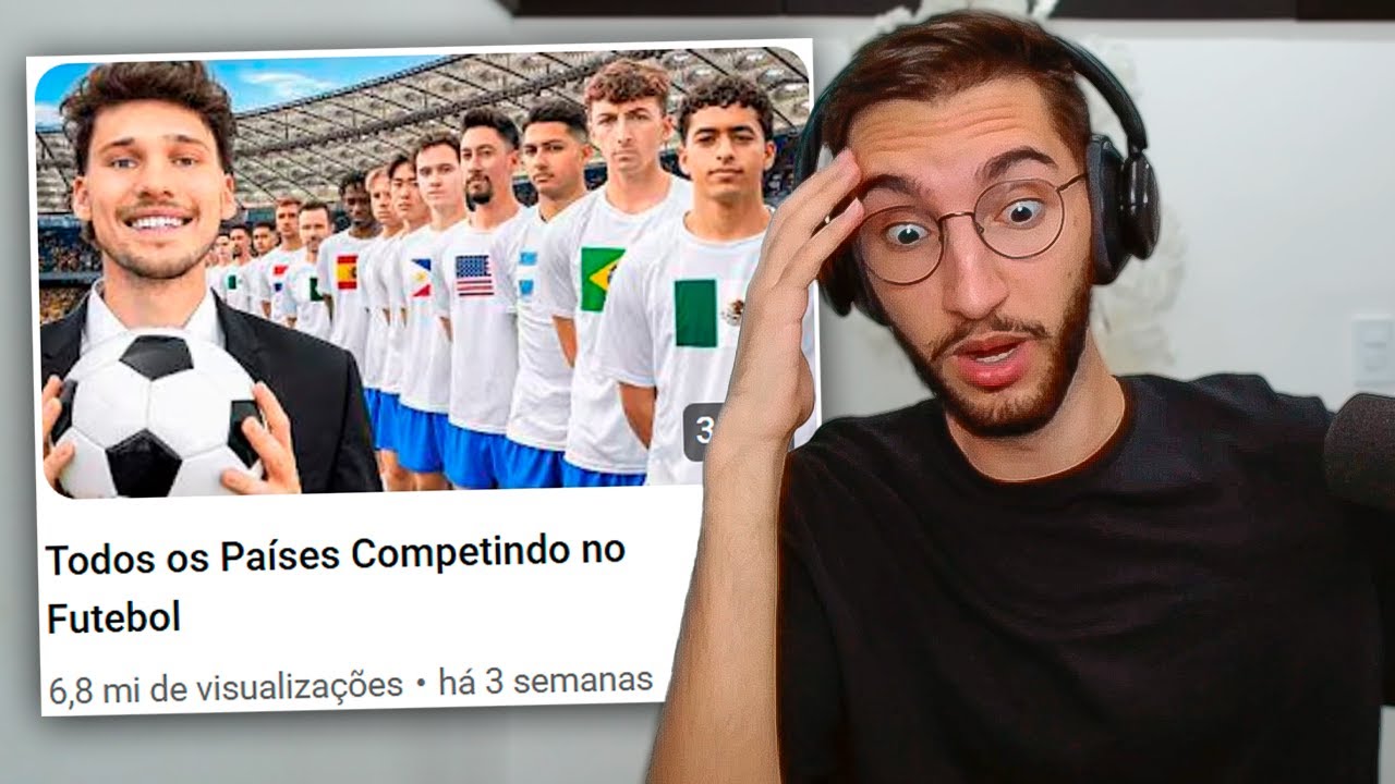 Todos os Países Competindo no Futebol
