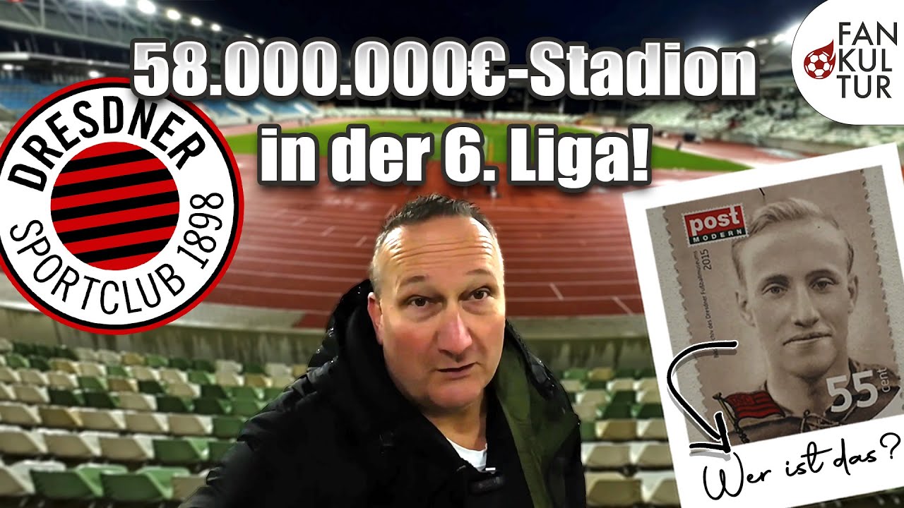 58-MILLIONEN-EURO-STADION in der 6. LIGA | Ein Tag Fan von: Dresdner SC | Fußball-Stadion-Vlog 🏟️