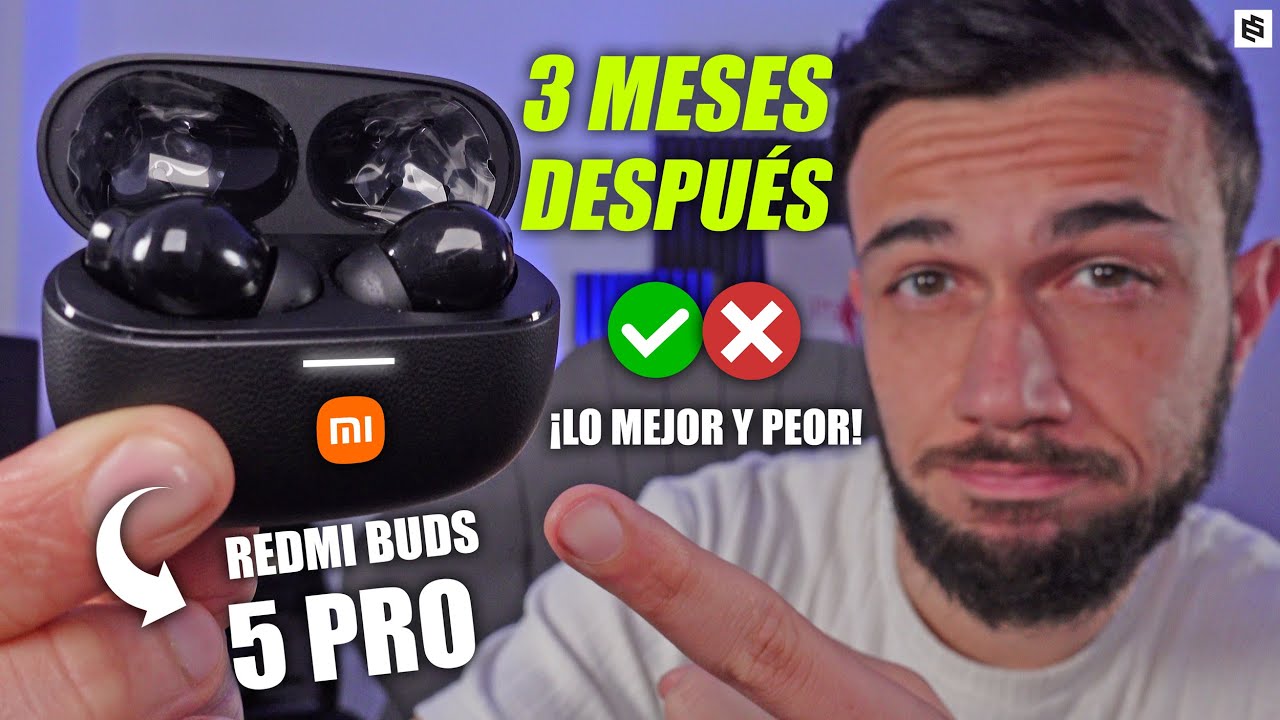 NO SON PERFECTOS!🥇Xiaomi REDMI BUDS 5 PRO REVIEW tras 90 DÍAS