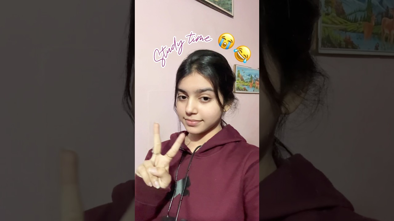 Study time for &ldquo;BOARDS&rdquo; 😭😂 kaise hogi padhai 😭😭 #minivlog #ytshort #littleanushka