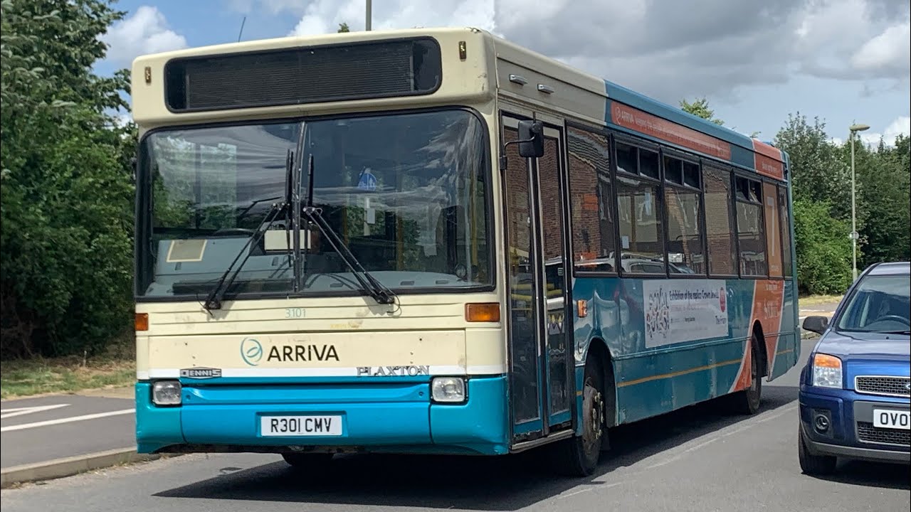 *Preserved AT545* | R301 CMV | Dennis Dart (Plaxton Pointer 1) | Arriva Kent & Surrey | 10 Hawkslade