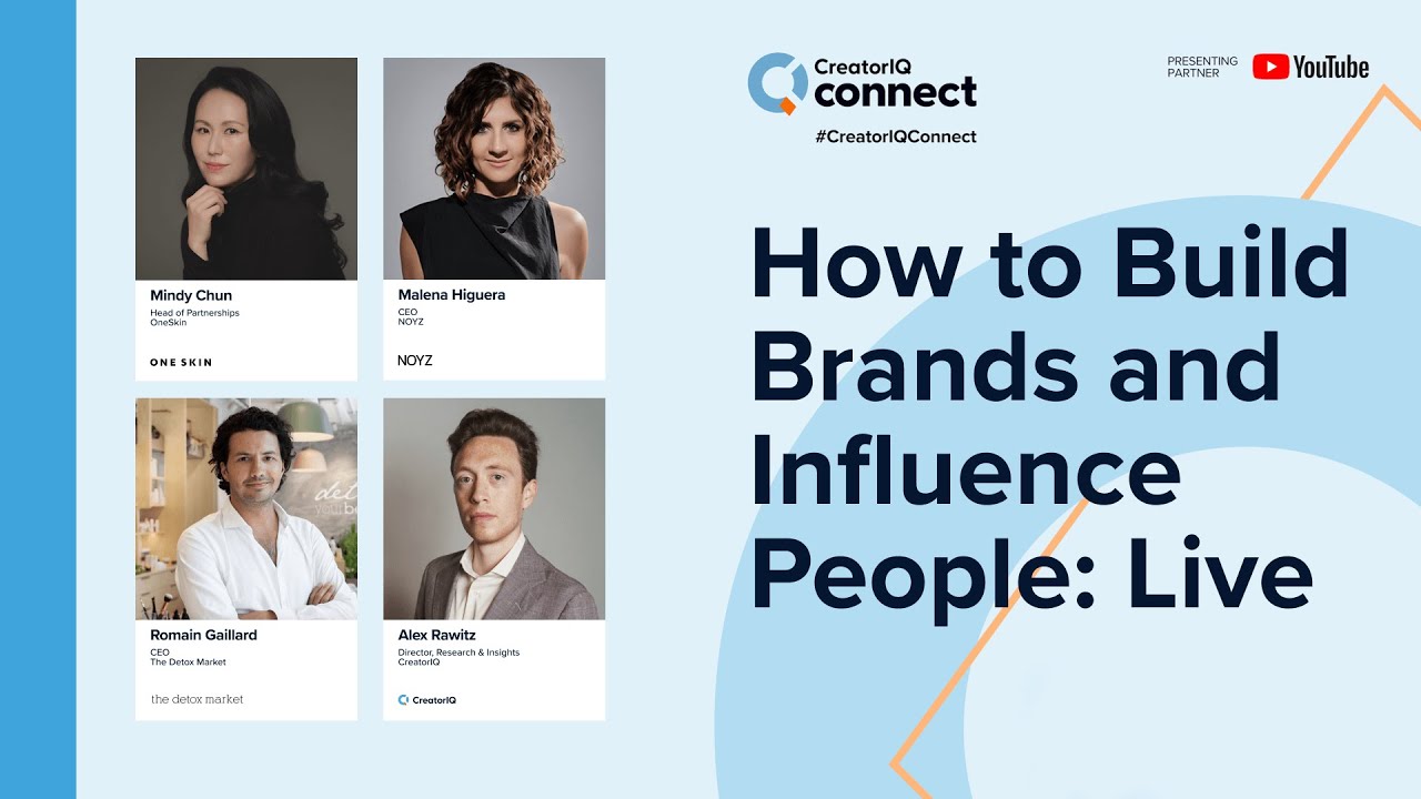 How to Build Brands and Influence People: Live | CreatorIQ Connect 2025