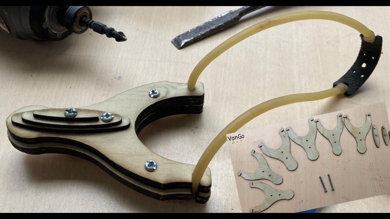 DIY CNC Slingshot - How to Make a Wooden Slingshot with CNC | Woodworking Project