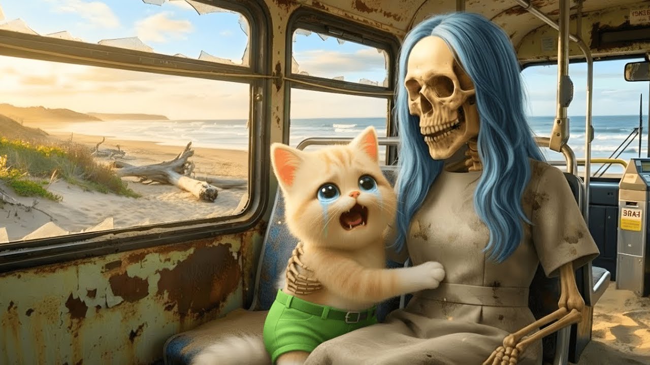 🚌💔 When the School Bus Wrecked, a Mother Made a Final Choice to Save Her Kitten 🐱 | AI Cat Story