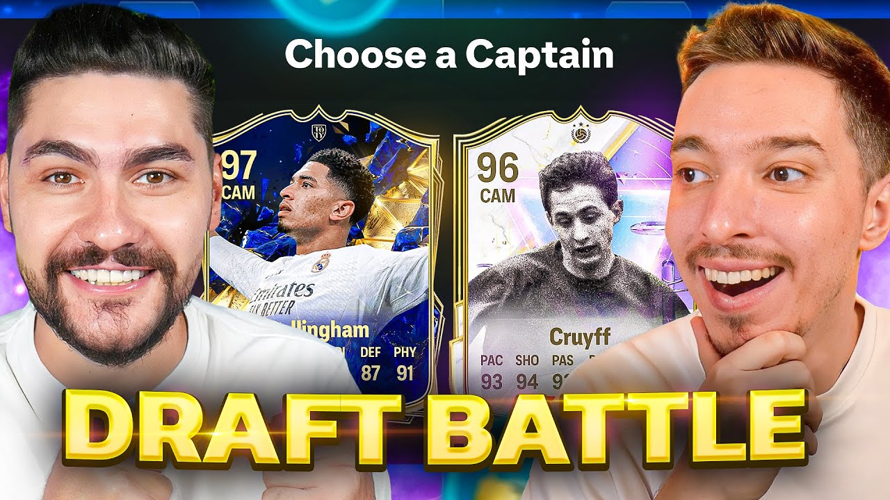 CARDURI MONSTRU SI CALCULE PANA IN ULTIMA CLIPA IN PRIMUL DRAFT BATTLE LA EA FC 25 THEO VS OVVY !!!