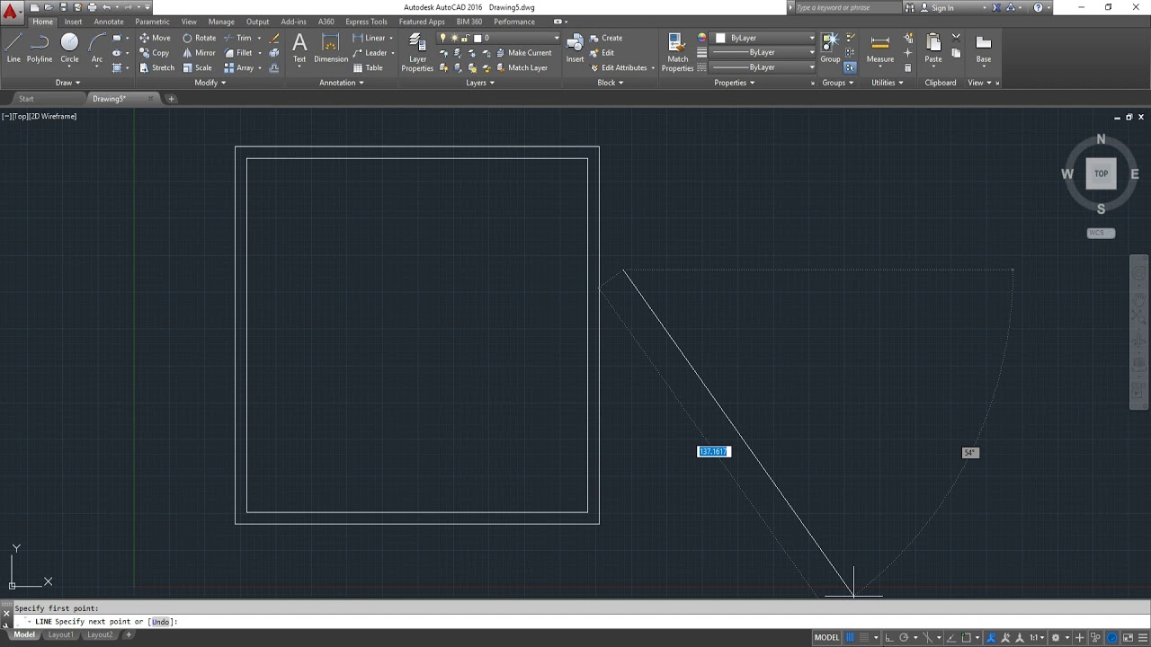 Autocad - How to draw walls with double lines