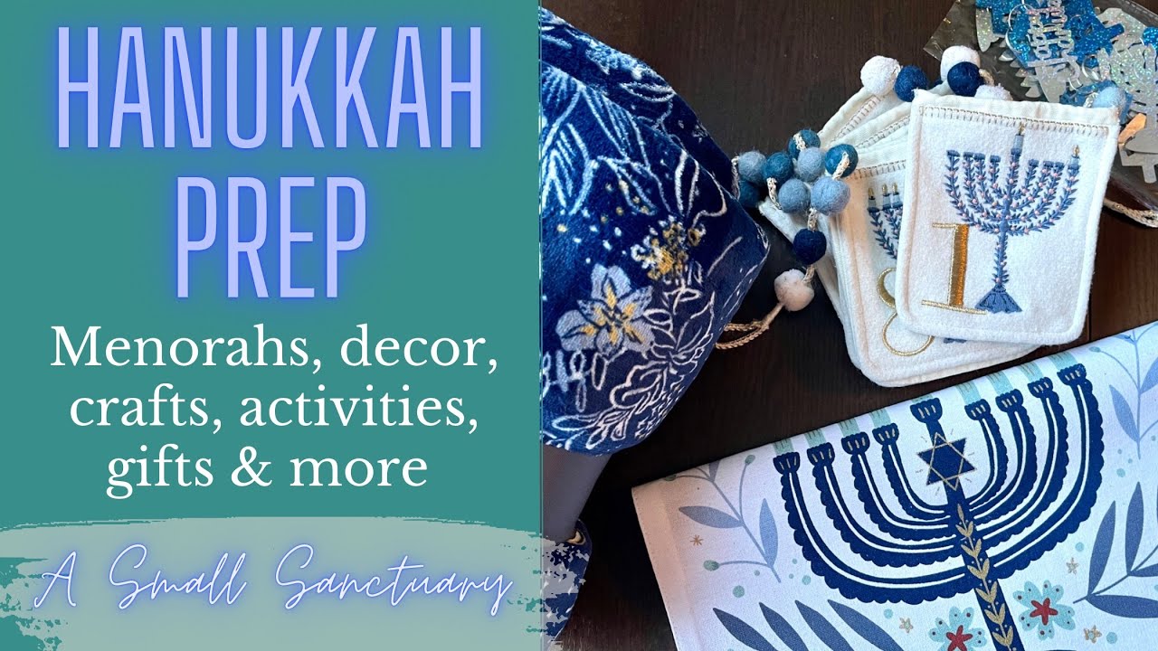 🕎Hanukkah Prep: Menorahs, Decor, Crafts, Activities, Gifts & more