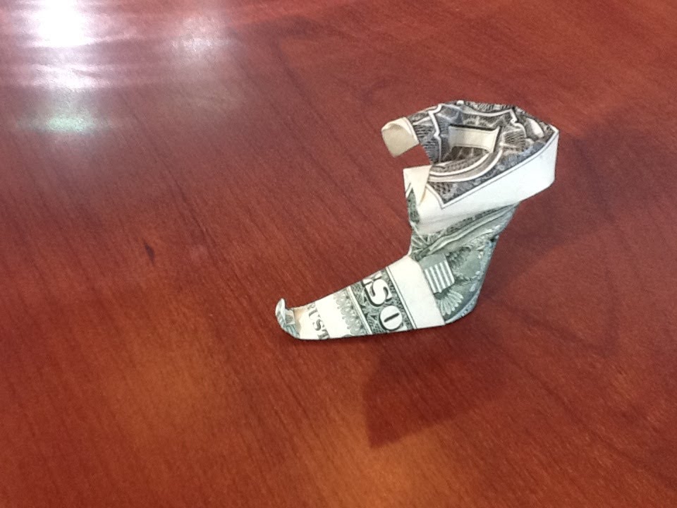 Dollar Origami: Boot