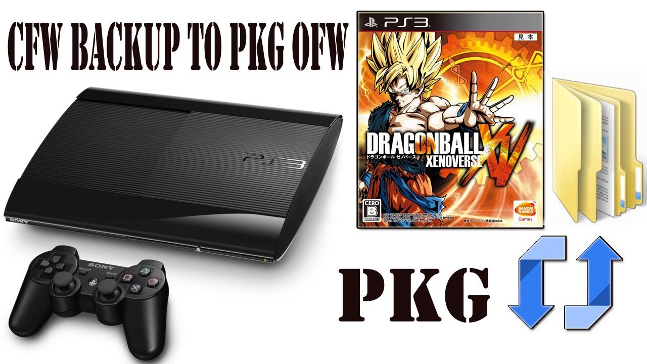 How To Convert PS3 CFW Backup To PKG OFW For PS3 Super Slim / Slim PS3Xploit Tool