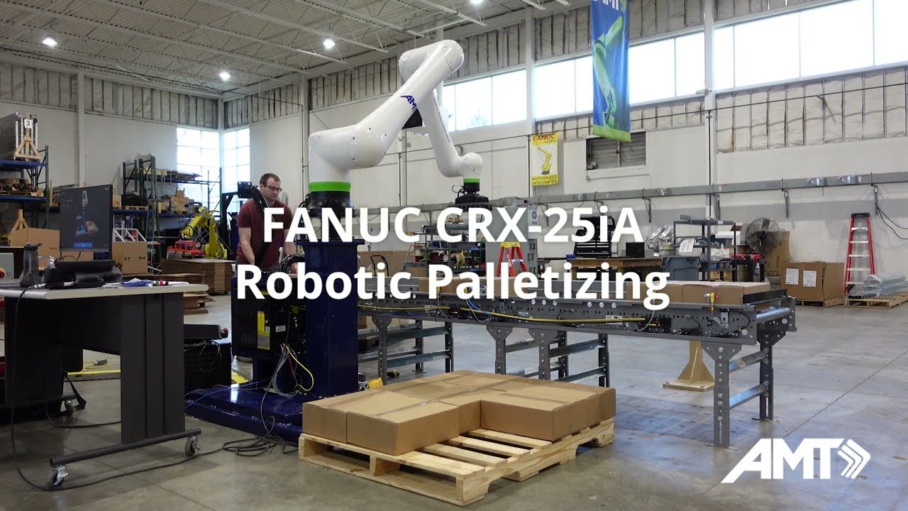 FANUC CRX-30iA Collaborative Robot Palletizer