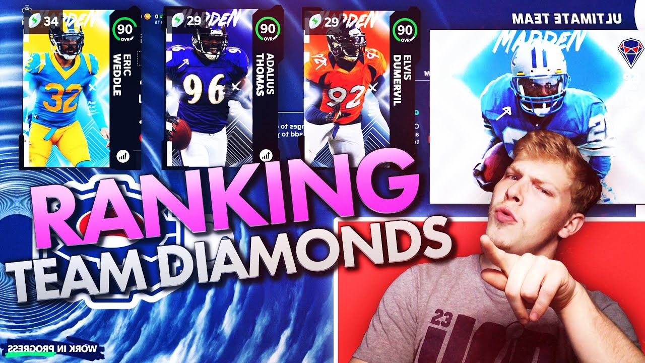 The BEST Team Diamonds in Madden 21! Ranking All Team Diamonds - Madden 21 Ultimate Team