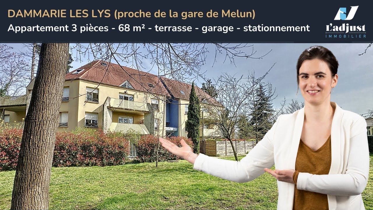 Achat Dammarie - Melun - Appartement - 3 pièces -  stationnement - terrasse - 200 000 €