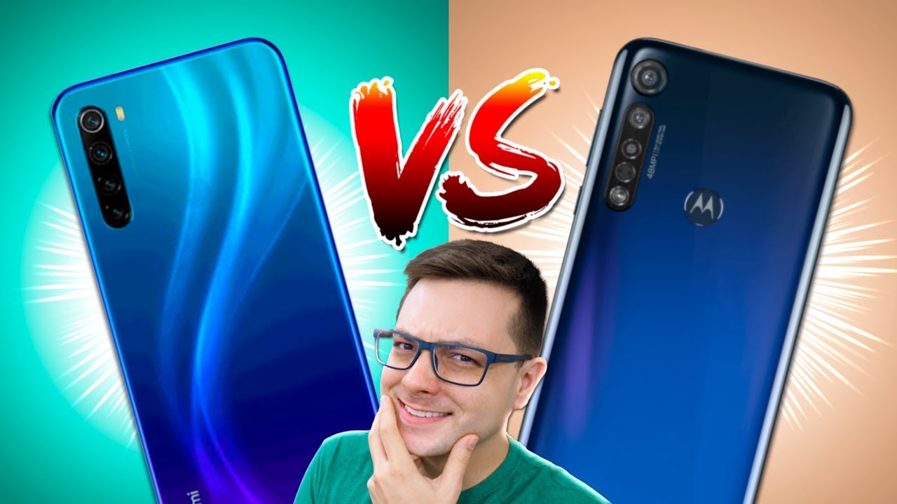 XIAOMI REDMI NOTE 8 vs MOTO G8 PLUS! DOIS ÓTIMOS SMARTPHONES na DISPUTA!