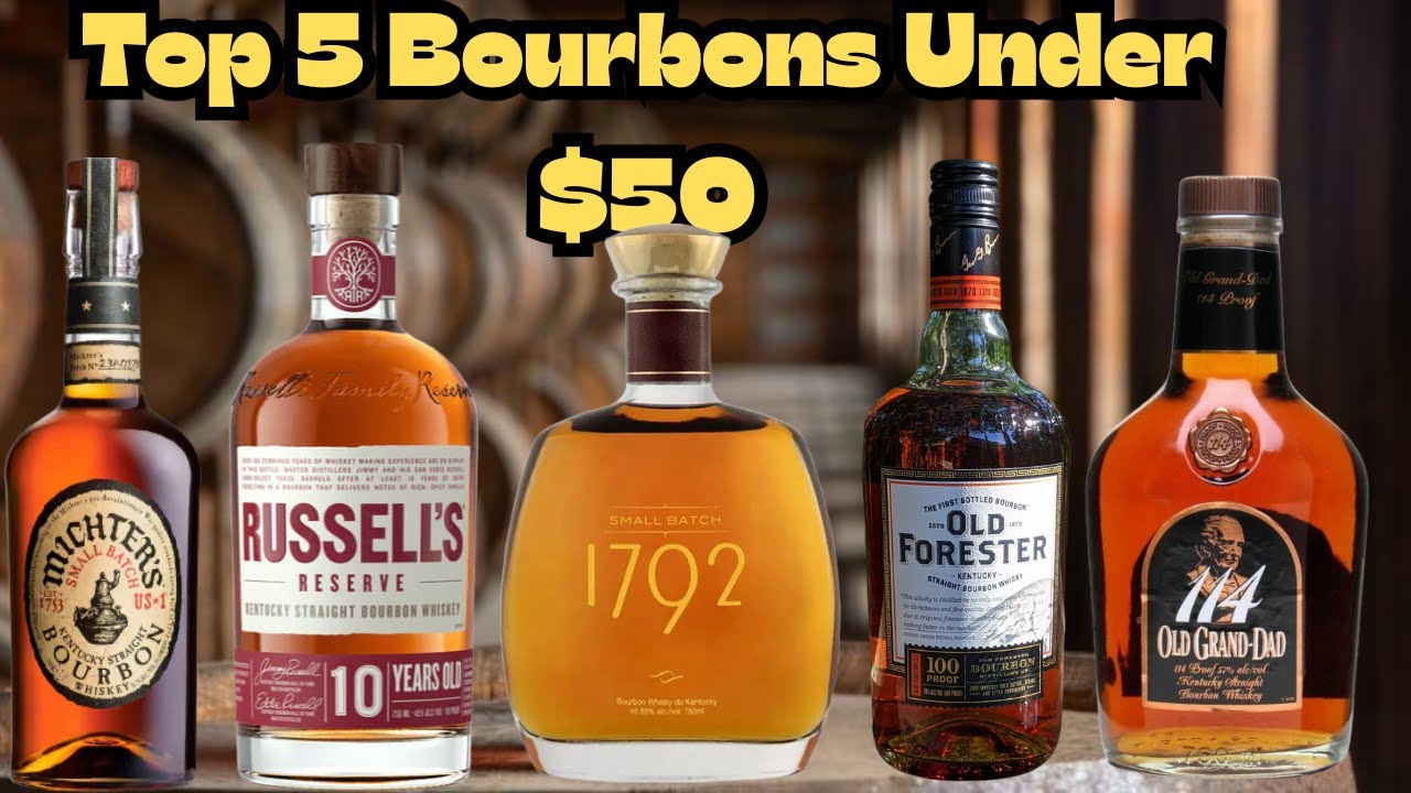 These Are the Top 5 Bourbons Under $50!