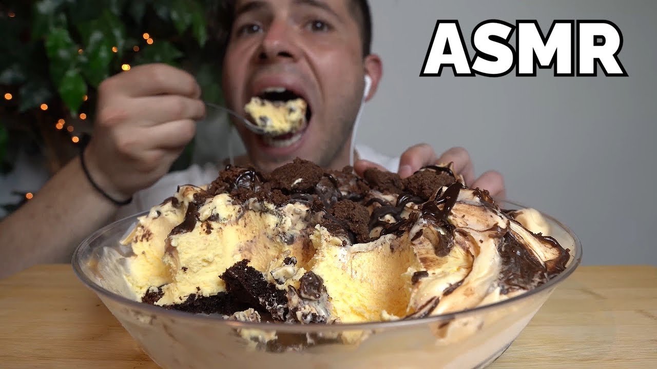 ASMR ICE CREAM: OREO FLAVOR MUKBANG 먹방 | EATING SOUNDS