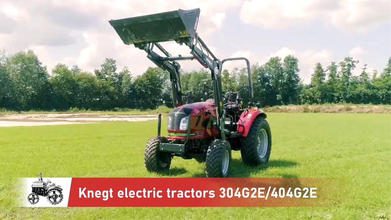 Electric Tractors in Europe | Knegt Electric Tractors 304G2e / 404G2e